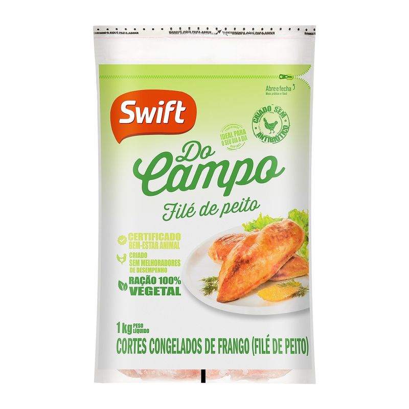 Filé De Frango Do Campo Swift 1kg (7894904214044)