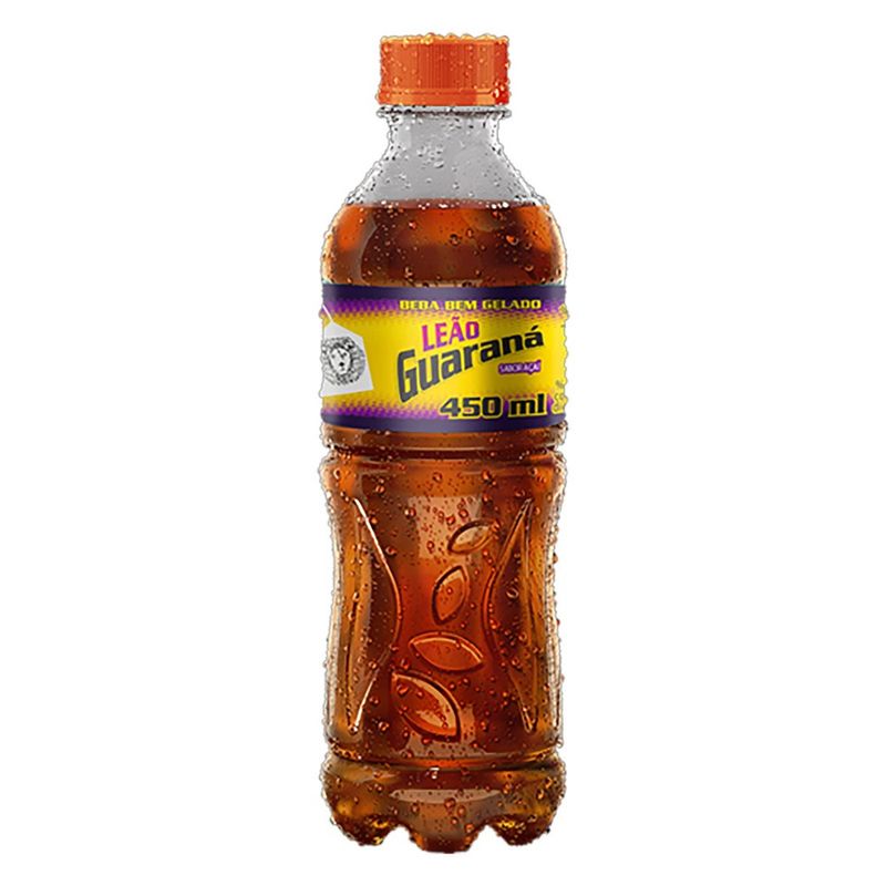 Guaraná Power Leão Sabor Açaí Pet 450ml (7891098041814)