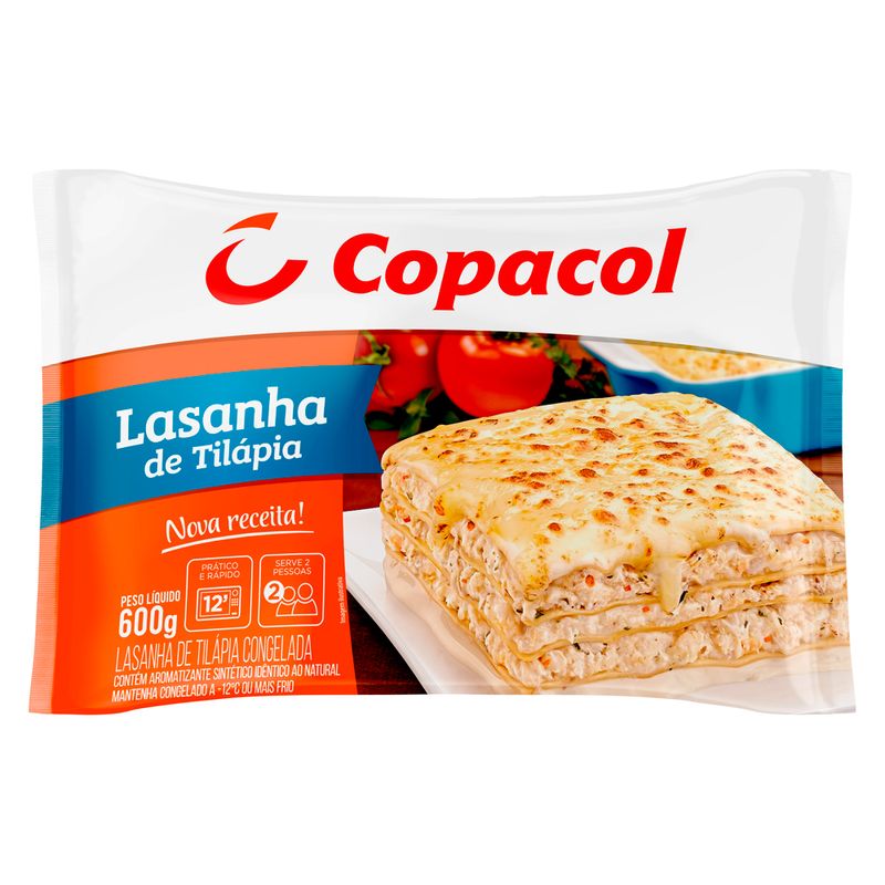 Lasanha Copacol Tilapia 600g (7891527064445)