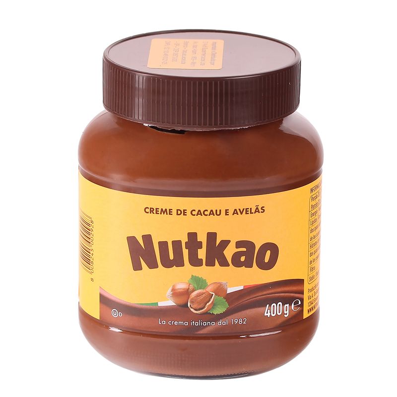 Creme Avelã Nutkao Cacau Avelã 400g (8008245002928)