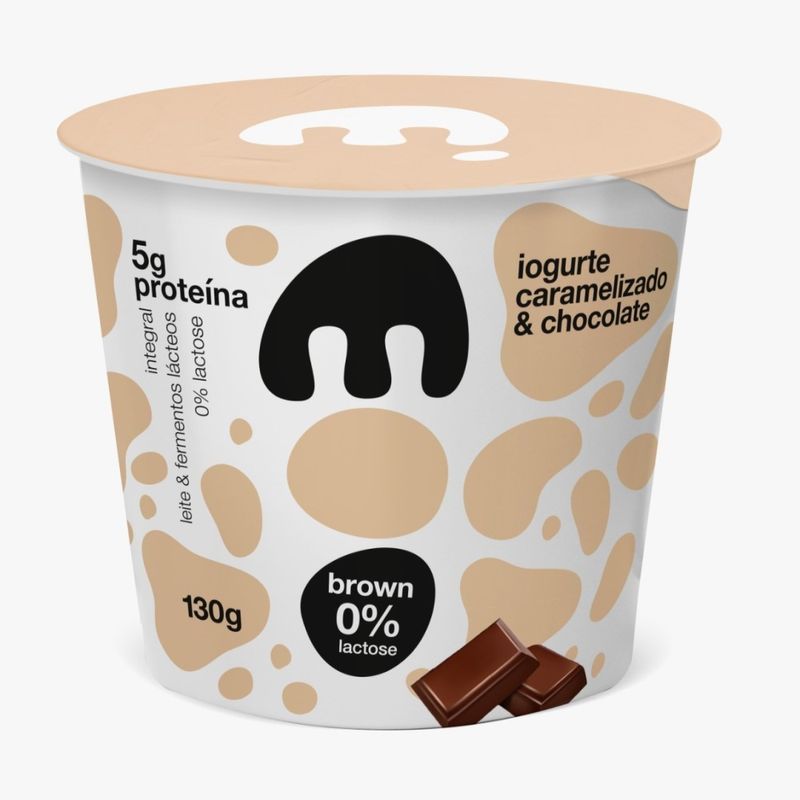 Iogurte Integral Carameliz Brown Zero Lactose Chocolate 130g (7898964946464)