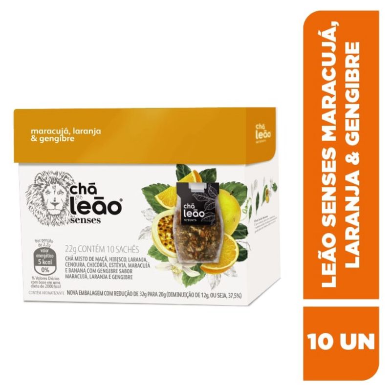 Cha Leao Senses 10sc Maracujá Laranja E (7891098041210)