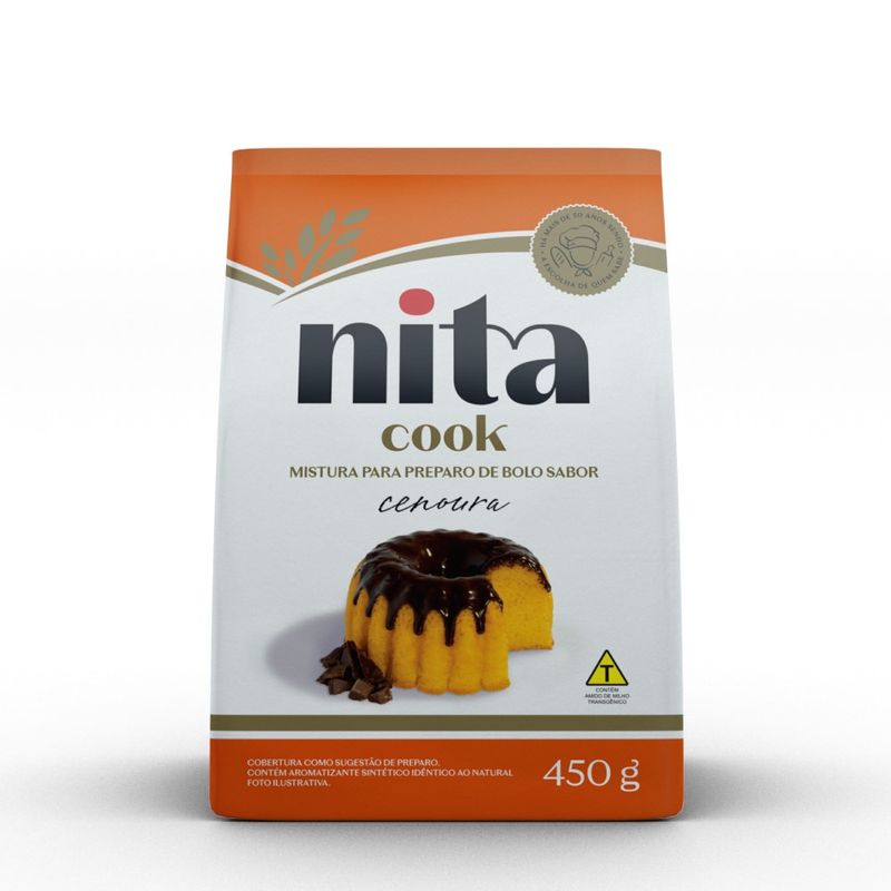 Mistura Bolo Nita Cenoura 450g (7898234850804)