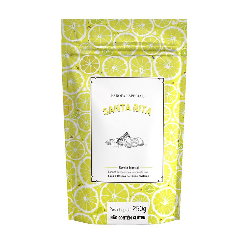 Farofa pronta com limão Santa Rita 250g (7898670290011)