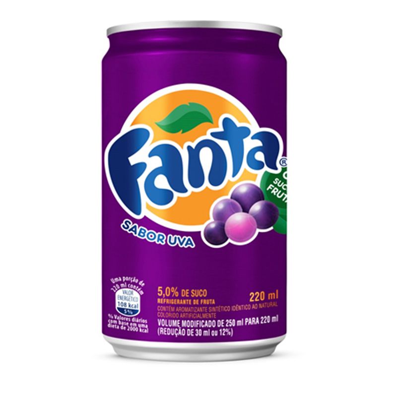 Refrigerante Fanta 220ml Lt Uva (7894900051308)