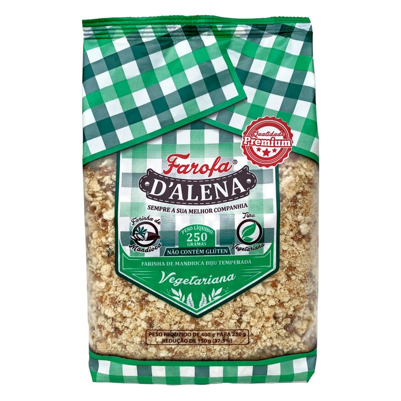 Farofa pronta vegetariana Dalena 250g (7898616880092)