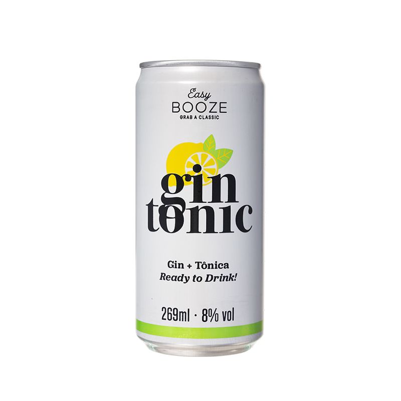 Bebida Mista Easy Booze 269ml Lata Gin Tônica (7898994823247)