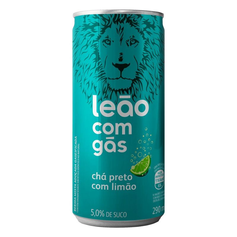 CHA-PRON-LEAO-290ML-LT-C-GAS-PTO-C-LIMAO