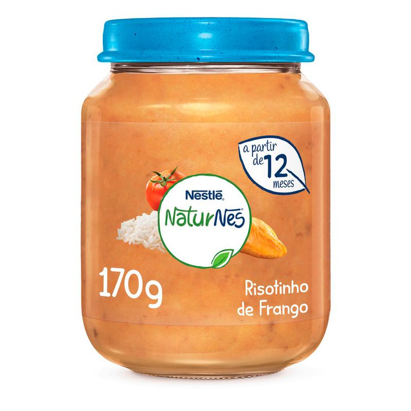 Papinha Naturnes Nestlé Risotinho de Frango 170g (7891000119570)