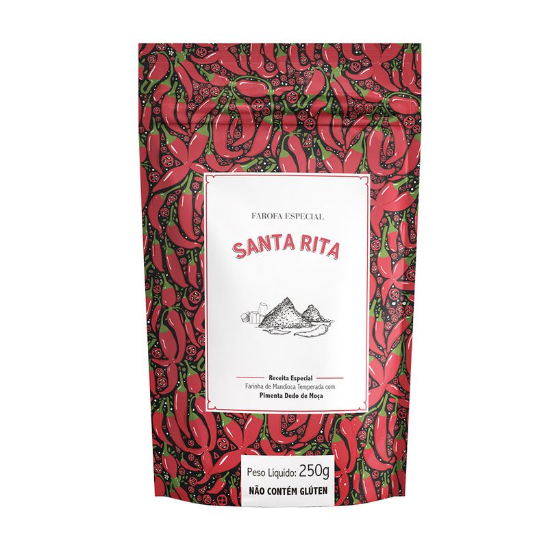 Farofa pronta com pimenta Santa Rita 250g (7898994527862)