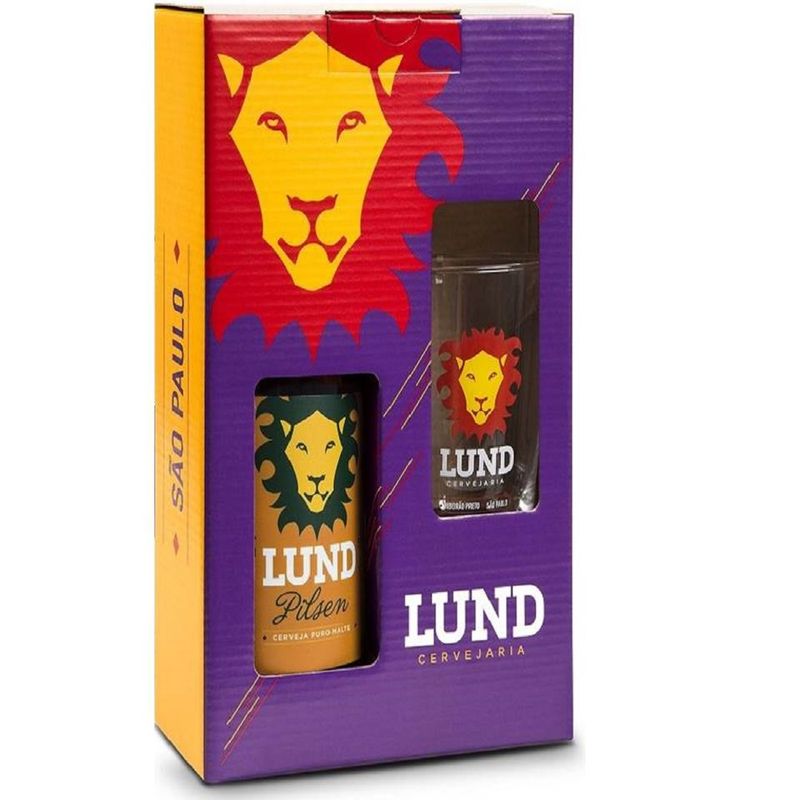 Cerveja Lund Pilsen E Taça 600ml (7898954671284)