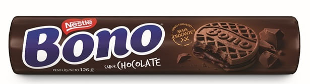 Biscoito Bono Recheado Chocolate 126g (7891000305249)