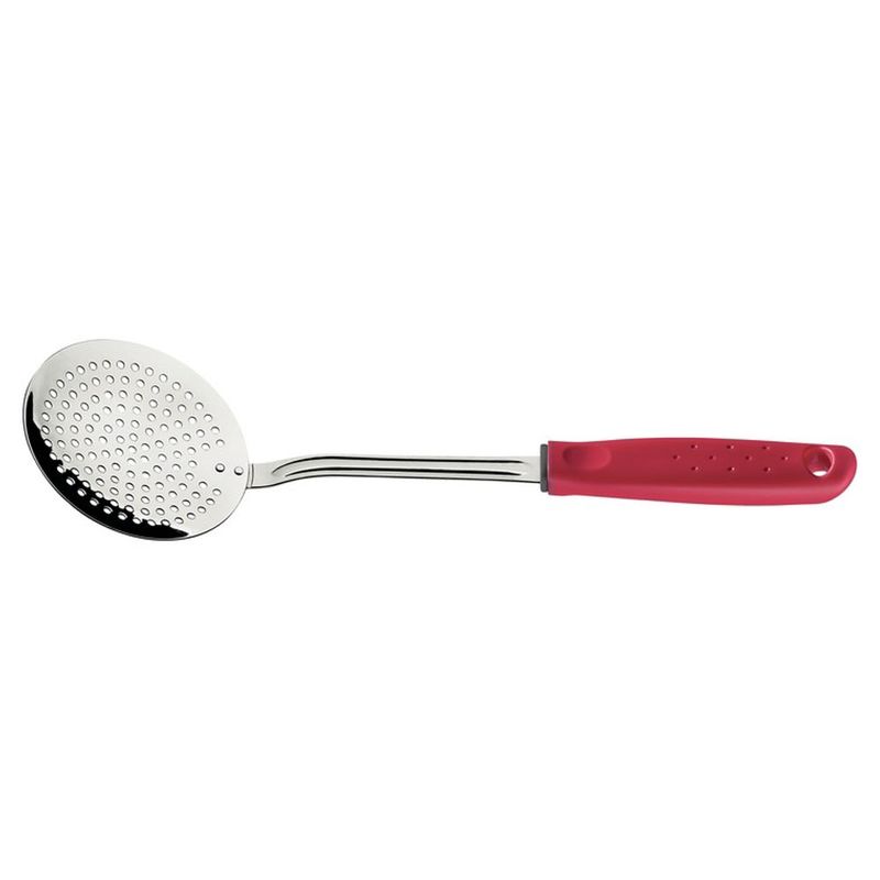 Espumadeira Inox Tramontina Vermelha (7891112172180)