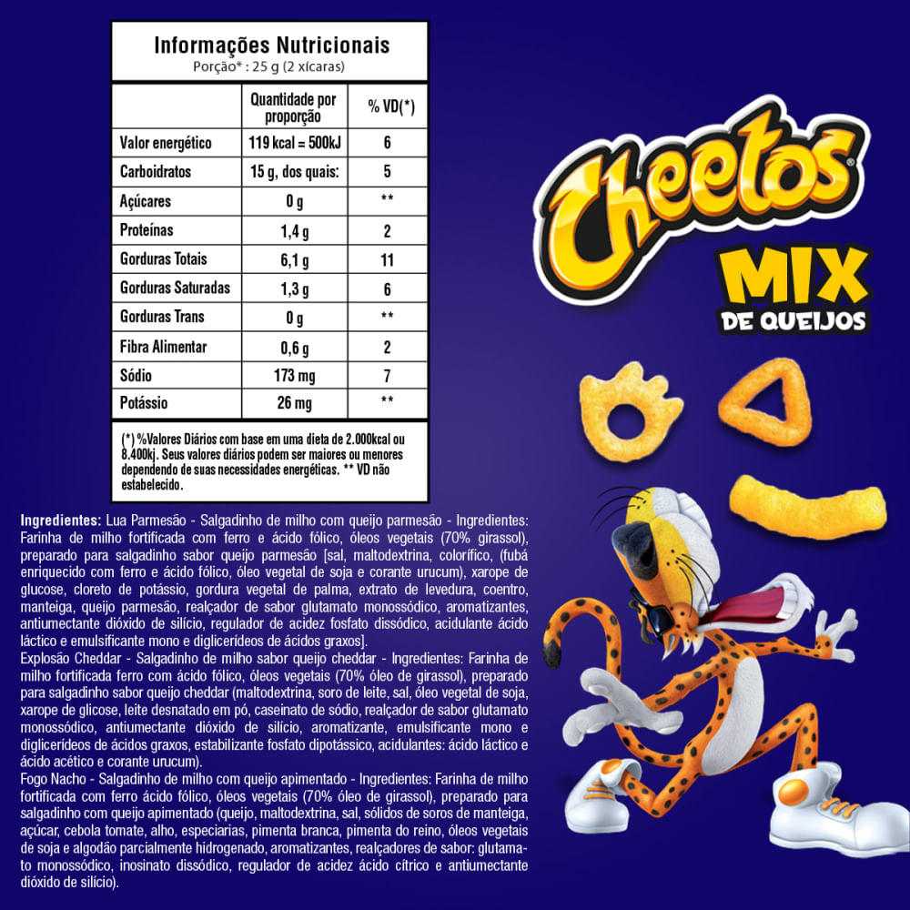 Salgadinho Elma Chips Cheetos Mix 115g - Supermercado Savegnago