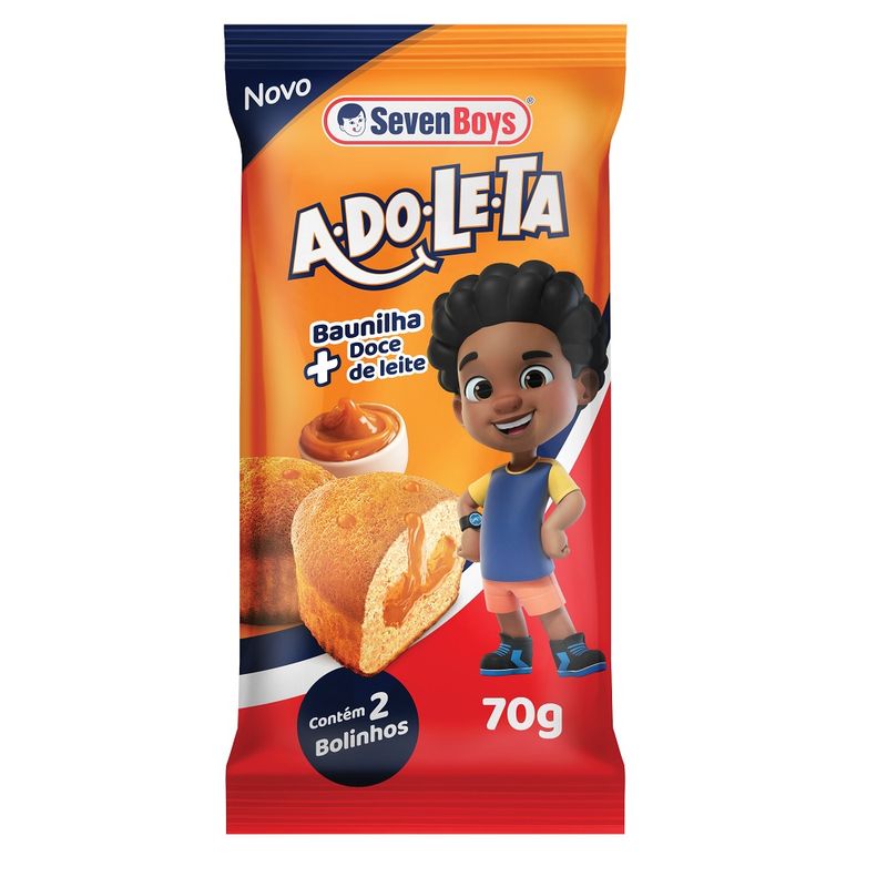 Bolinho Seven Boys de doce de leite 70g (7891193006817)