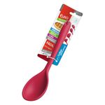 COLHER-ARROZ-SILICONE-EURO-VERMELHA