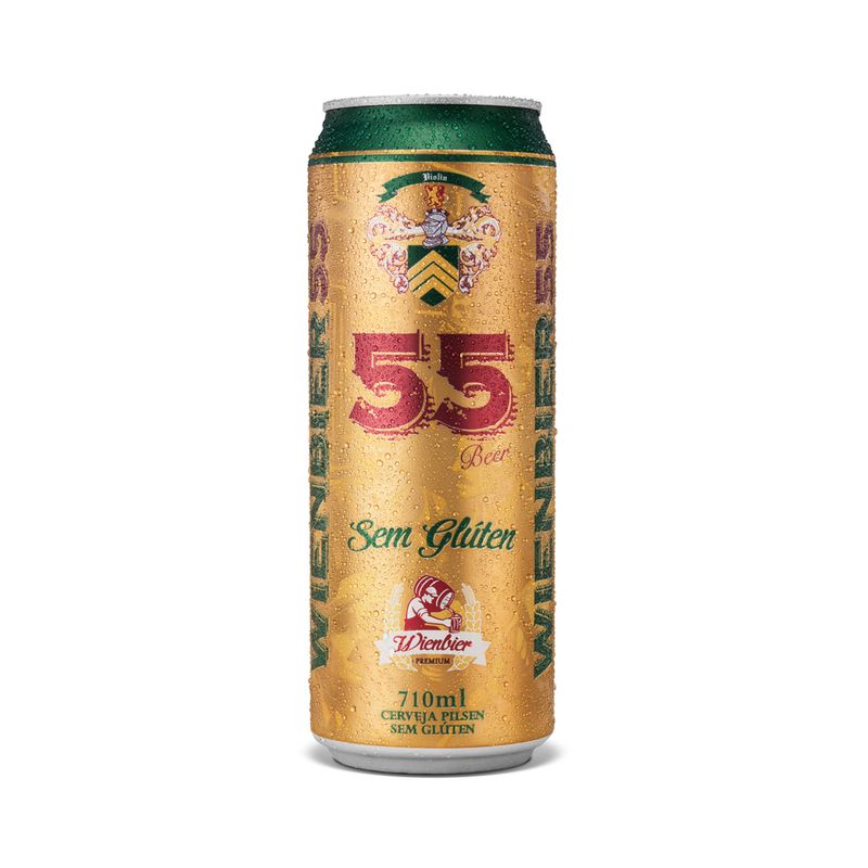 Cerveja Wienbier 55 Sem Glúten Lata 710ml (7898099394680)
