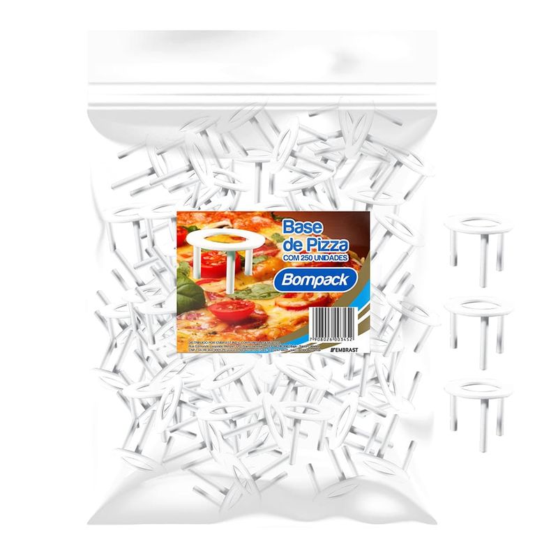 Base Pizza Bompack Com 250 Unidades (7908026003452)