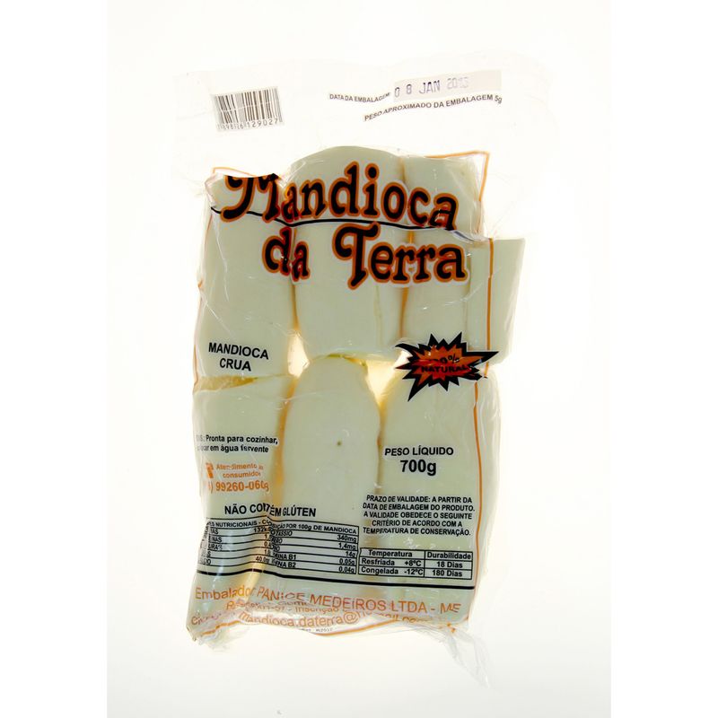 Mandioca Da Terra Pacote 700g (7898926129027)