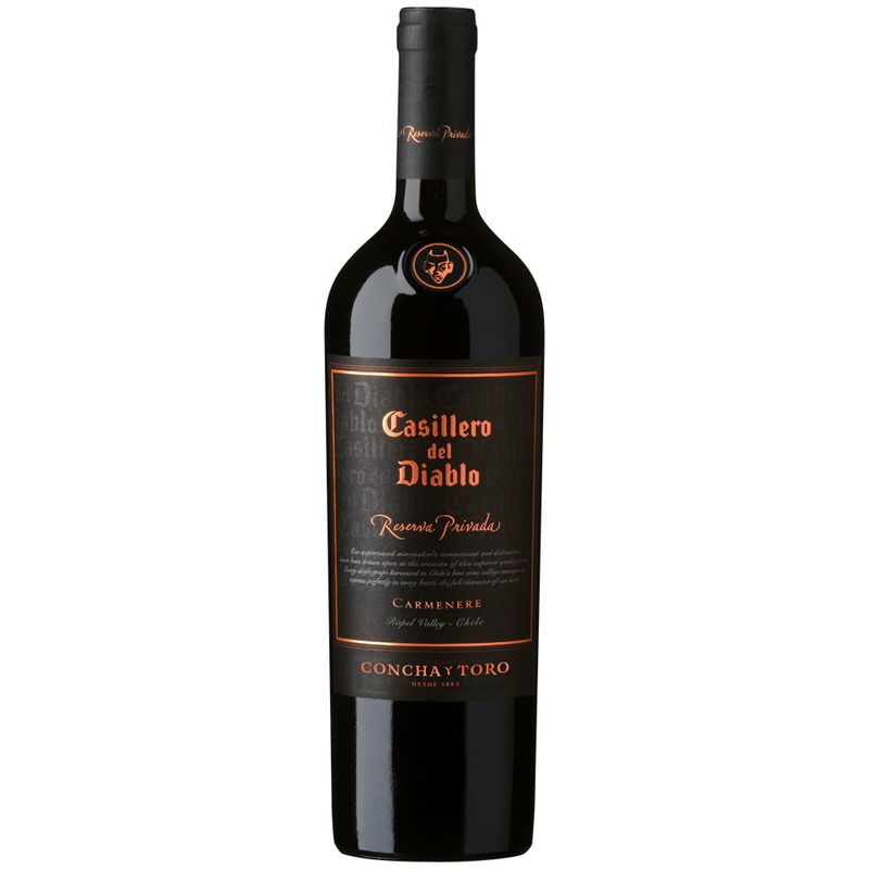 Vinho Chileno Casillero Del Diablo Res Priv 750ml Carmenere (7804320626895)