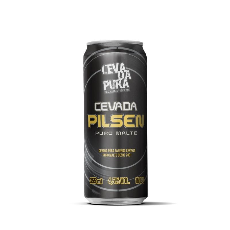 Cerveja Cevada Pura Pilsen Puro Malte 355ml (7898964581610)