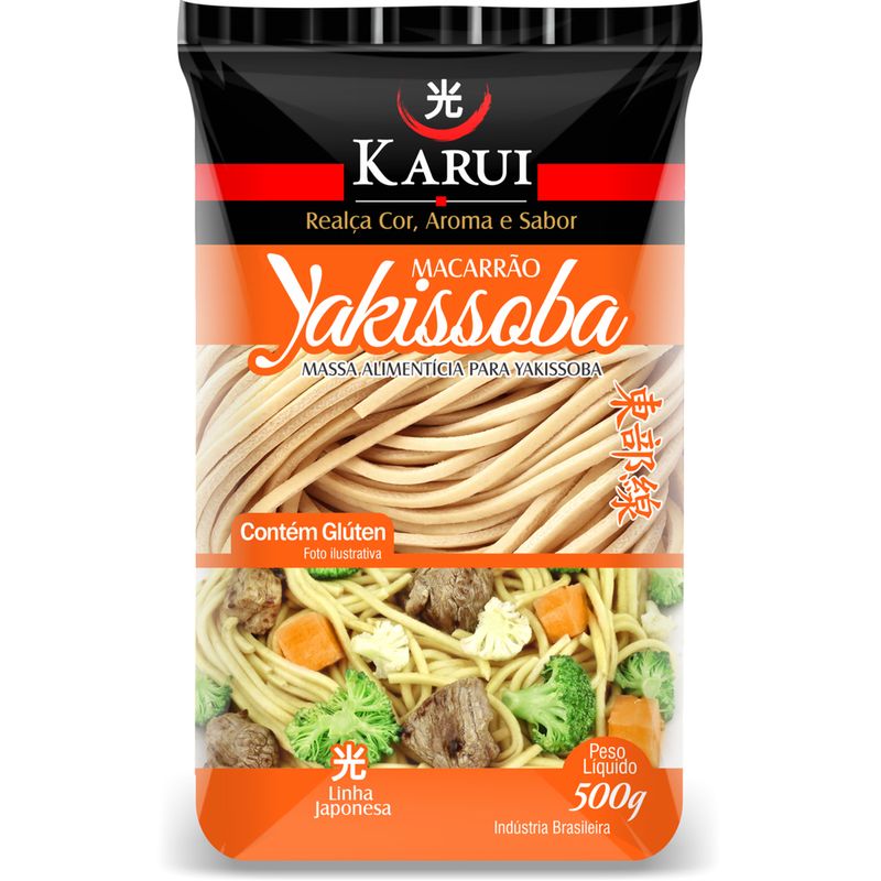 Macarrão Yakissoba Karui Largo 500g (7898270968587)
