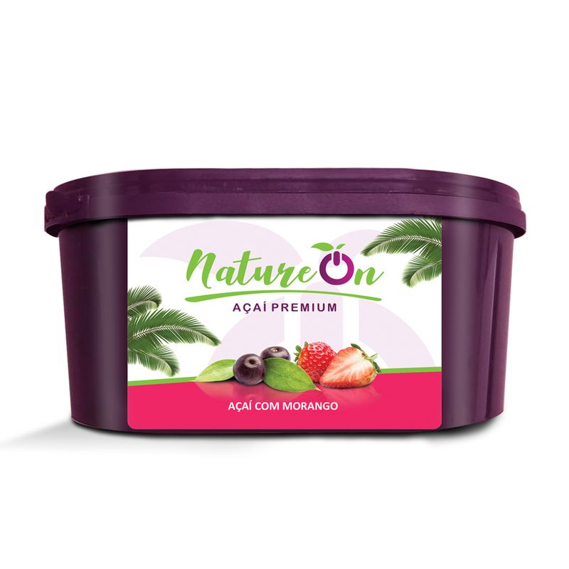 Açaí Nature On 1,15l Com Morango (7898964359028)