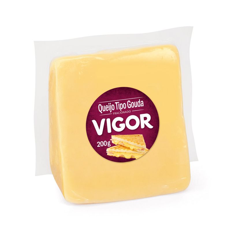 Queijo Gouda Fracionado Vigor 200g (7891999008923)