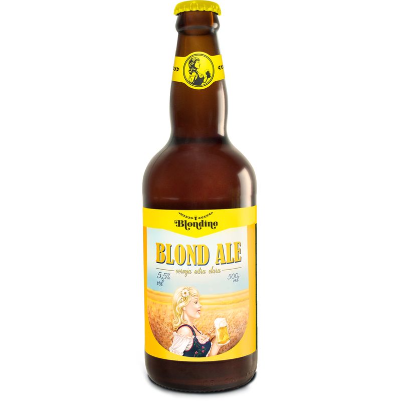 Cerveja Blondine Blond Ale 500ml (7898949162469)