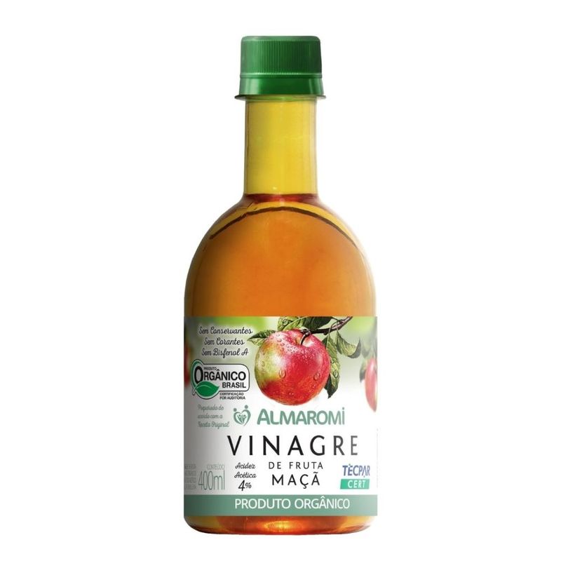 Vinagre Maçã Almaromi Orgânico 400ml (7898908593617)