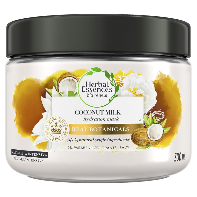 Máscara Intensiva Herbal Essences Leite de Coco 300 mL (7500435149099)