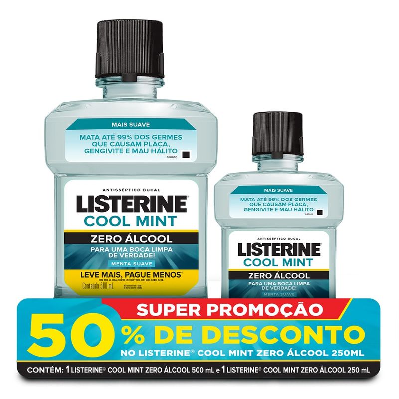 Antisséptico Bucal Listerine Zero Desc Cool (7891010254148)