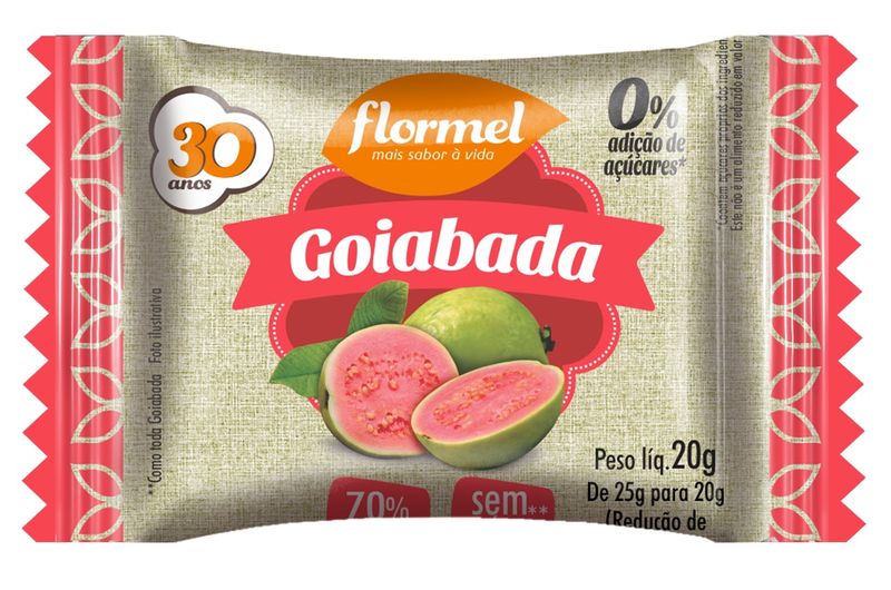 GOIABADA-FLORMEL-20G-ZERO