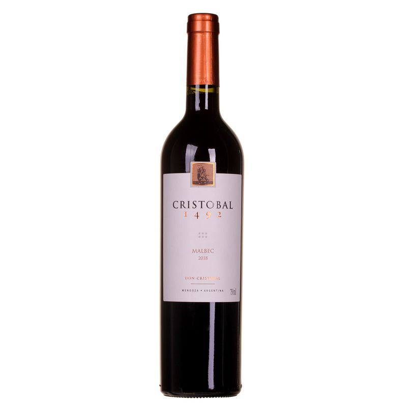 Vinho Argentino Cristobal MalbecTinto 750ml (7798078000185)