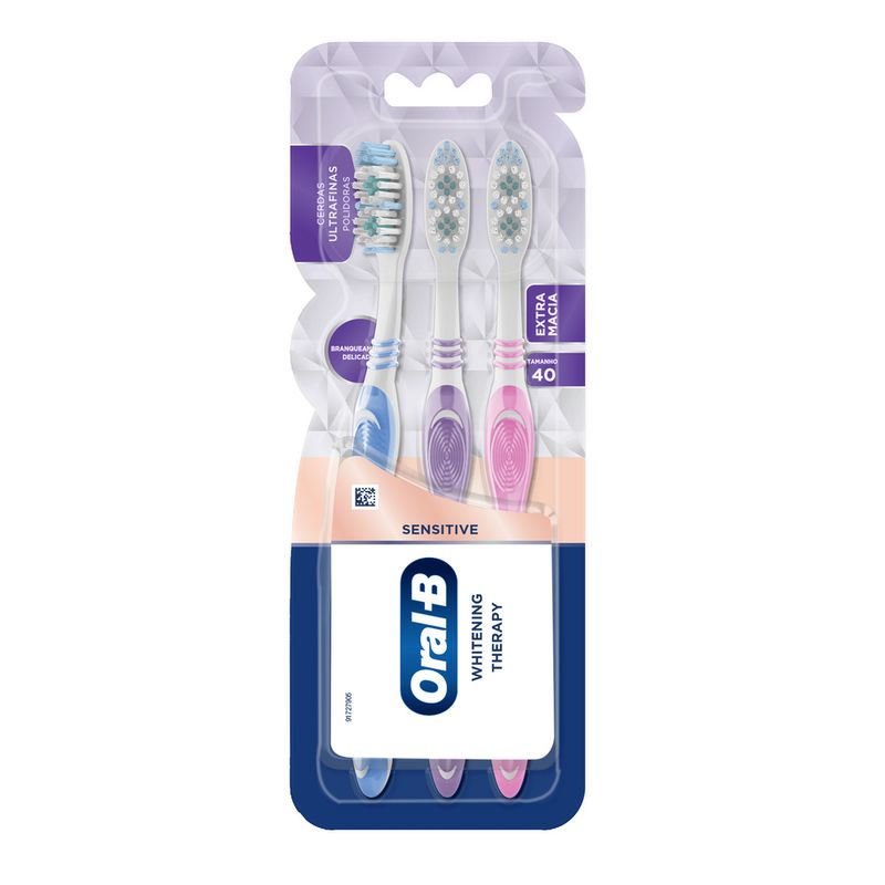Escova Dental Oral B Whitening Therapy Unidades (7500435138727)