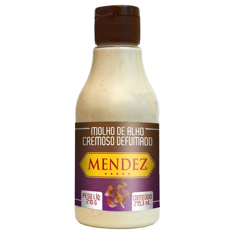 Molho Alho Mendez 215ml Defumado (7898943849540)