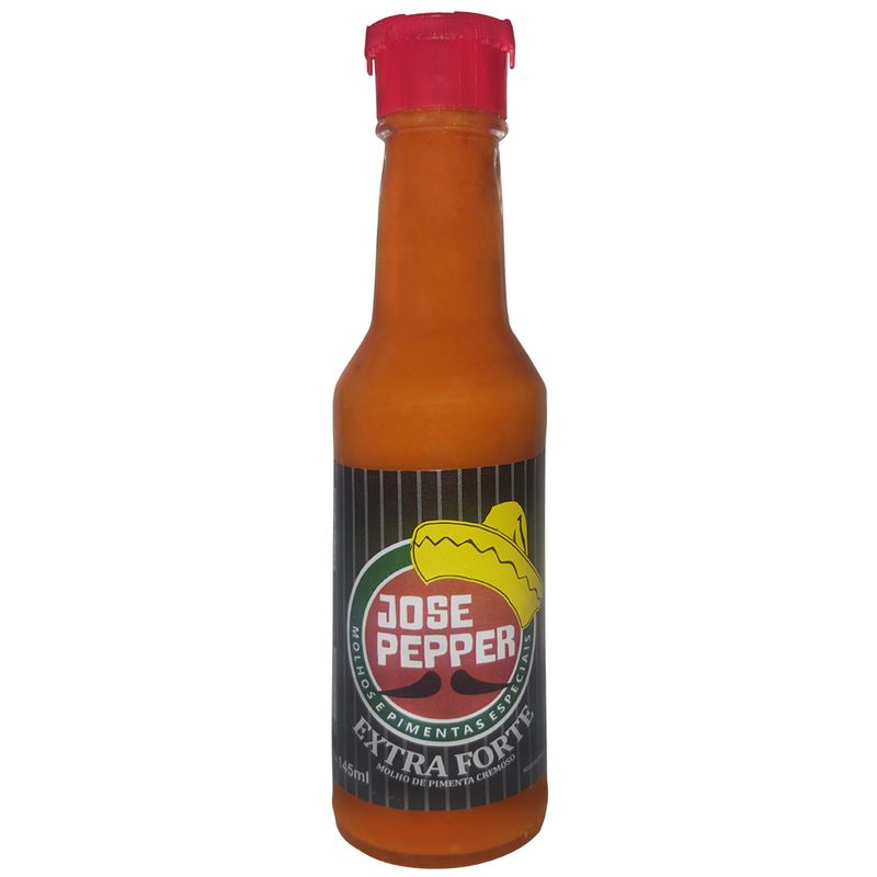 Molho Pimenta José Pepper 145g Extra Forte (7898206180410)