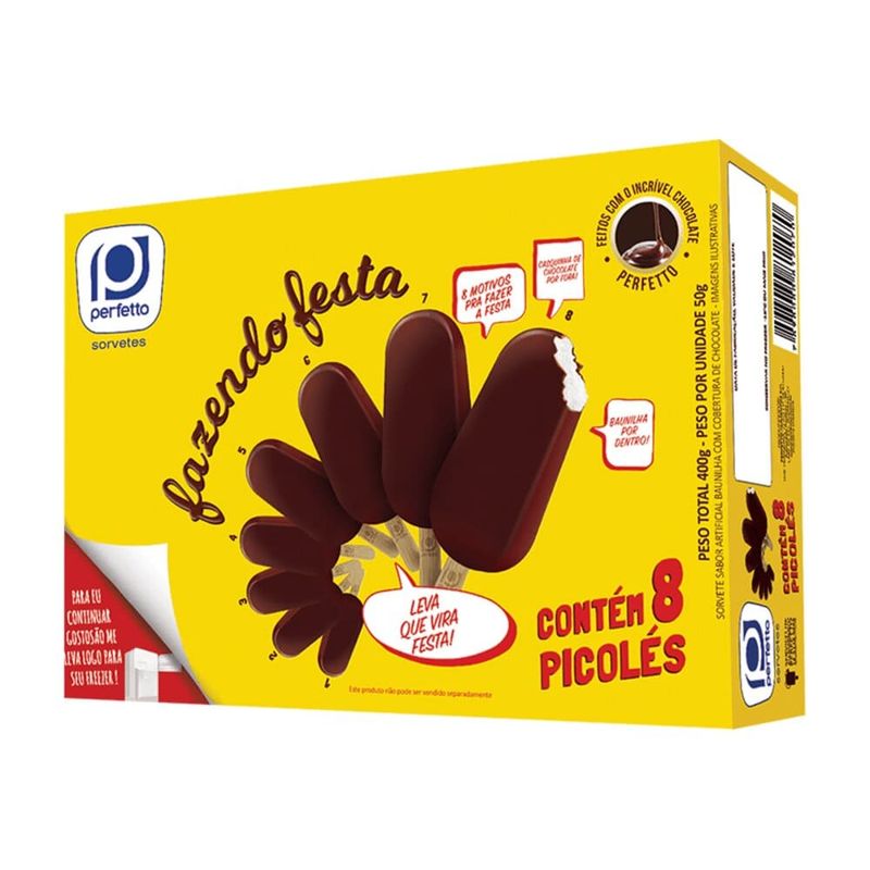 Picole Fazendo A Festa Clássico Perfetto 400g (7898080812070)