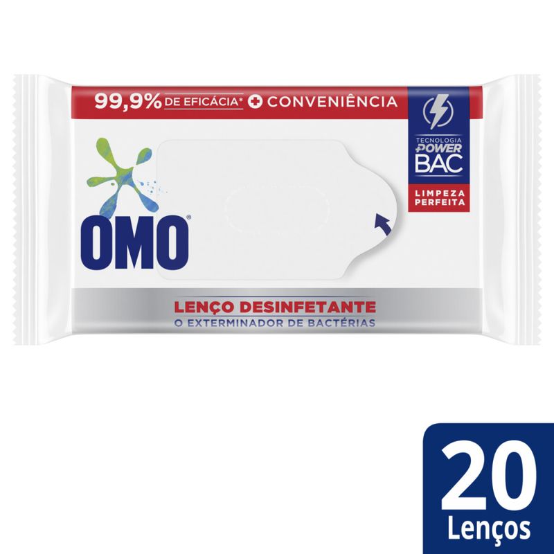 Lenço Desinfetante Omo (7891150072923)
