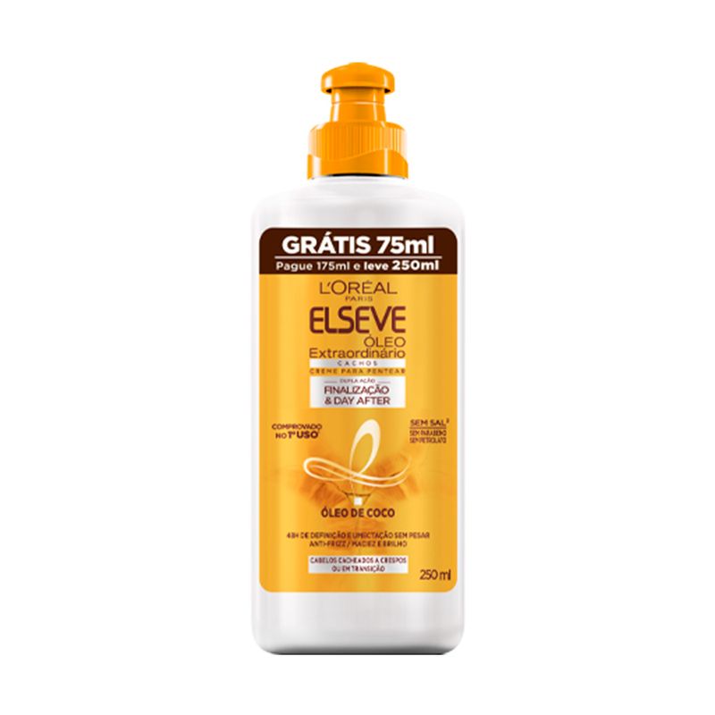Creme Pentear Elséve Óleo Extraordin Cachos 250ml (7899706186537)