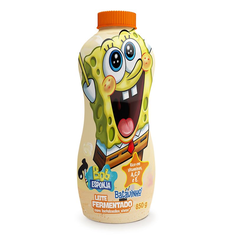 Leite Fermentado Batavo Bob Esponja 850g (7891097104480)
