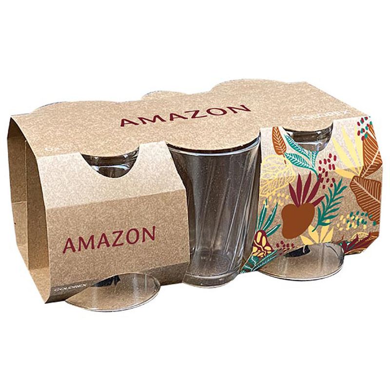 Jogo Copo Amazon Nadir 190ml com 6 unidades (7891155076179)