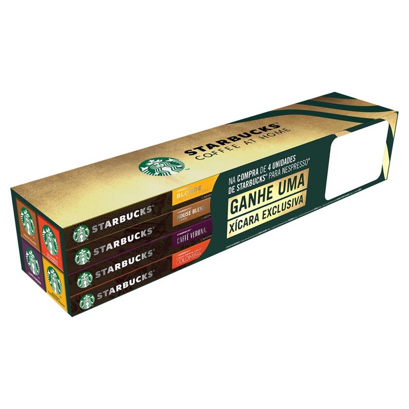Café Starbucks Nespresso Com 4 Unidades Grátis 1 Xícara (7891000680643)