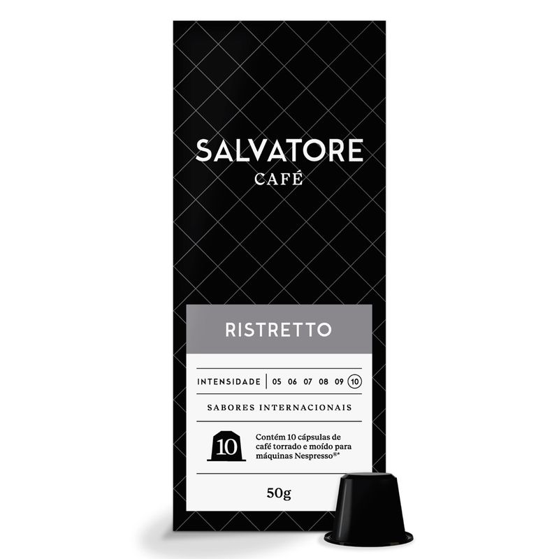 Bebida Maquina Baggio Com 10 Salvatore Ristretto (7898952174169)