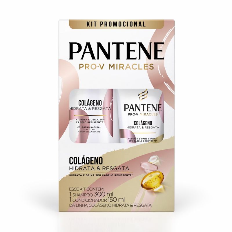 Shampoo Pantene 300 ml Acondicionador 150ml Colágeno (7500435200301)