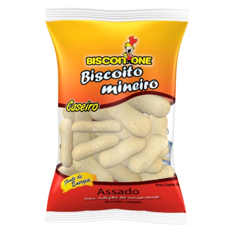 Biscoito Polvilho Biscoitone Caseiro Mineiro 80g (7898171340659)