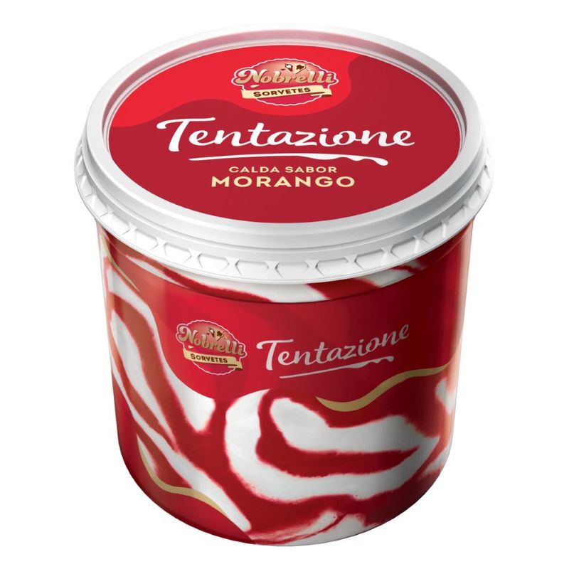 Sorvete Nobrelli 1,5l Tentazione Morango (7899975802510)