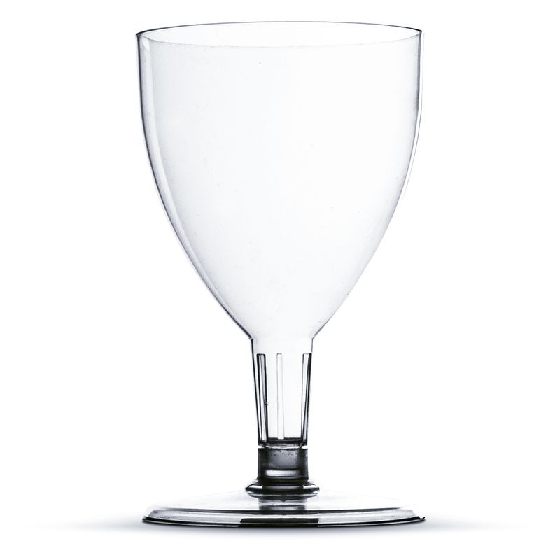Taça Descartável Plastilânia 170ml Vinho Cristal Com 5 (7898234370975)