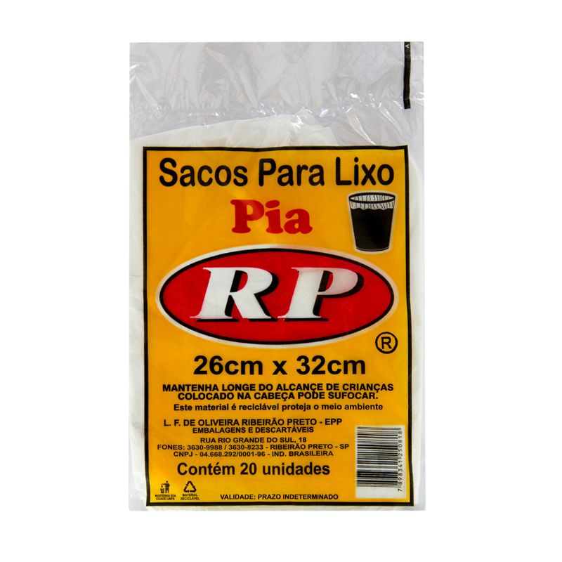 Saco Lixo Rp Pia Com 20 (7898341250818)