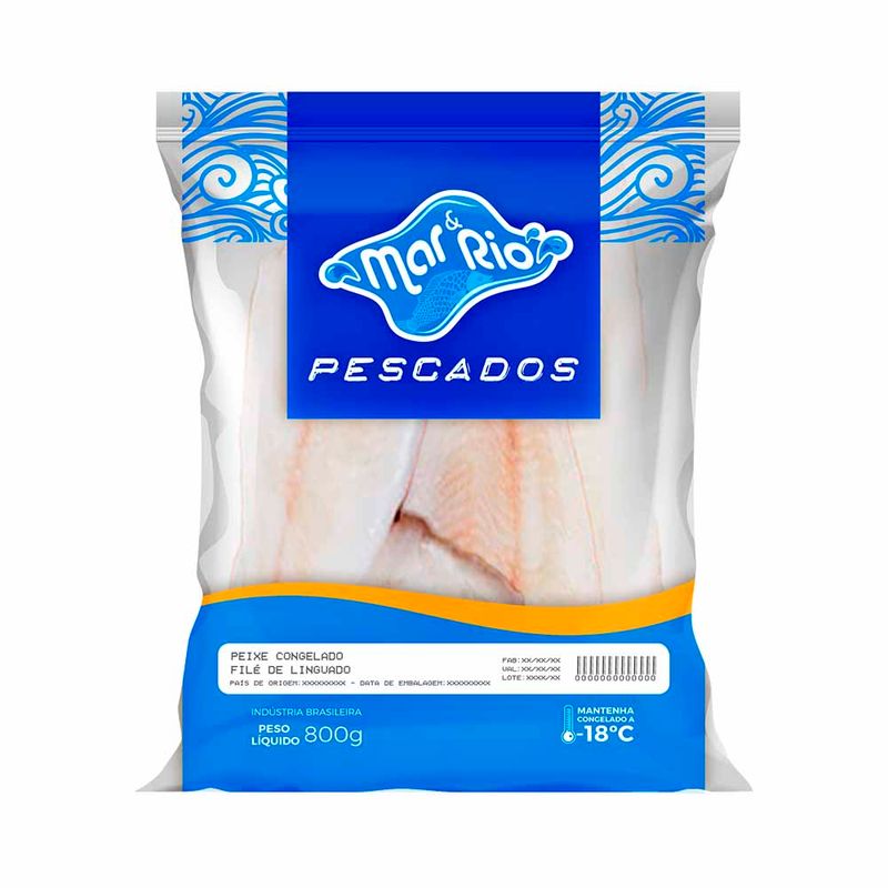 Peixe Linguado Mar Rio 800g Filé (7908090300631)